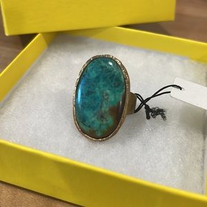 Banana Republic 🔅 Aureus + Argent Turquoise Ring Size 8